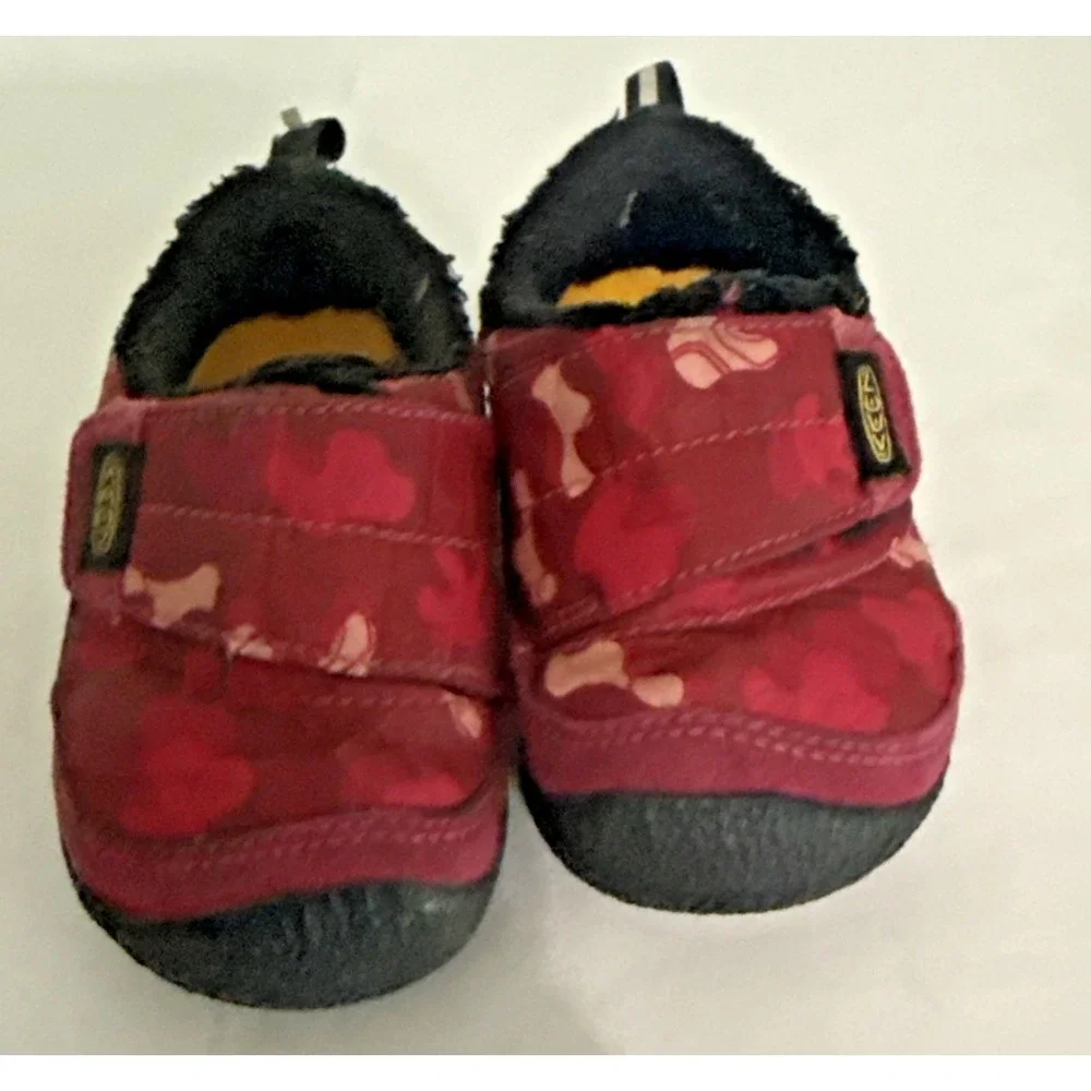 KEEN Howser Low Wrap Red Outdoor Shoes Sneakers Toddler Size 5 USED